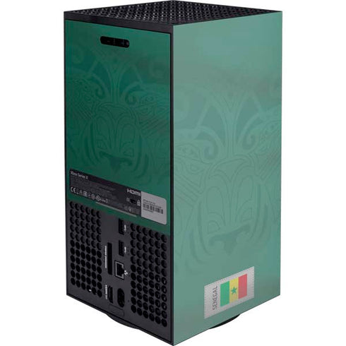 Senegal Soccer Flag XBox Series X Digital Edition Console Skin